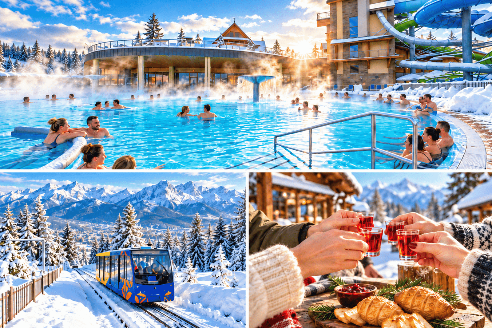 Krakau: Zakopane Tour mit Seilbahn und Thermalbädern Optionen