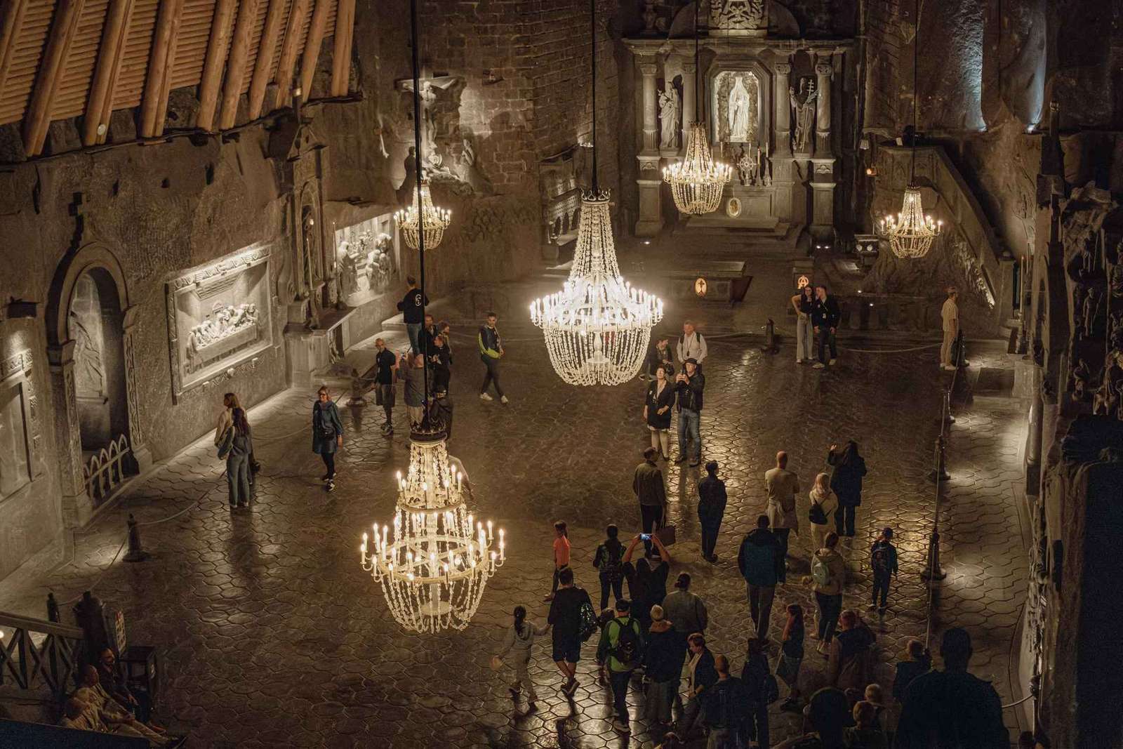 Salzbergwerk Wieliczka: Fast-Track Ticket und geführte Tour