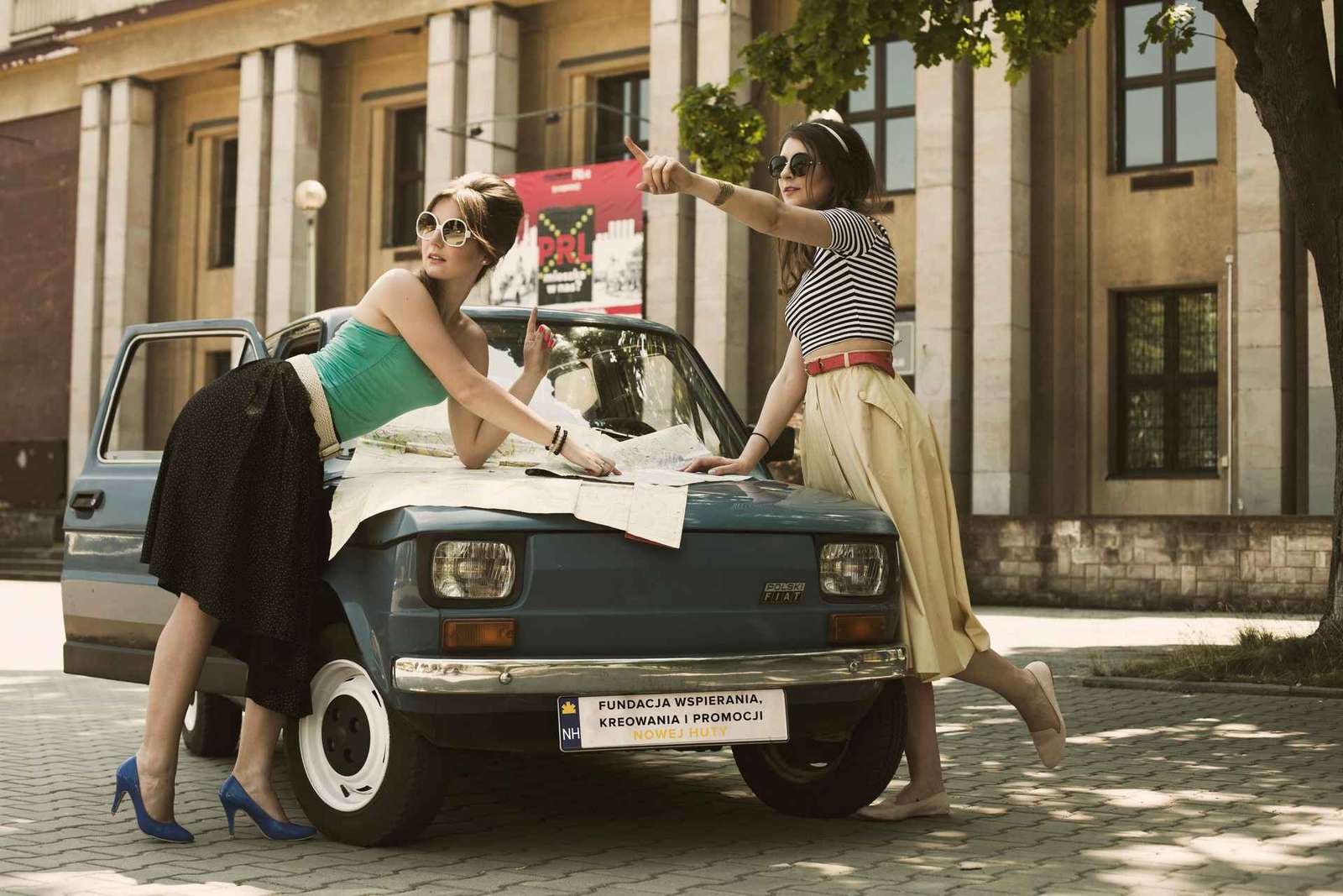Krakau: rondleiding door Nowa Huta in een oldtimer