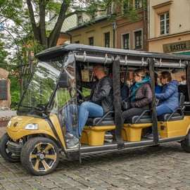 Krakau: Regelmäßige erweiterte Sightseeingtour mit dem Golfwagen