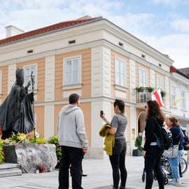 Krakau: Zwarte Madonna van Częstochowa en huis van Johannes Paulus II