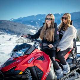 Krakau: Sneeuwscootertocht met thermale baden en ophaalservice vanaf je hotel