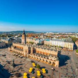 Krakau: Stadsrondleiding per elektrische golfkar