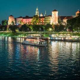 Krakau: Abendliche Schifffahrt mit einem Glas Wein