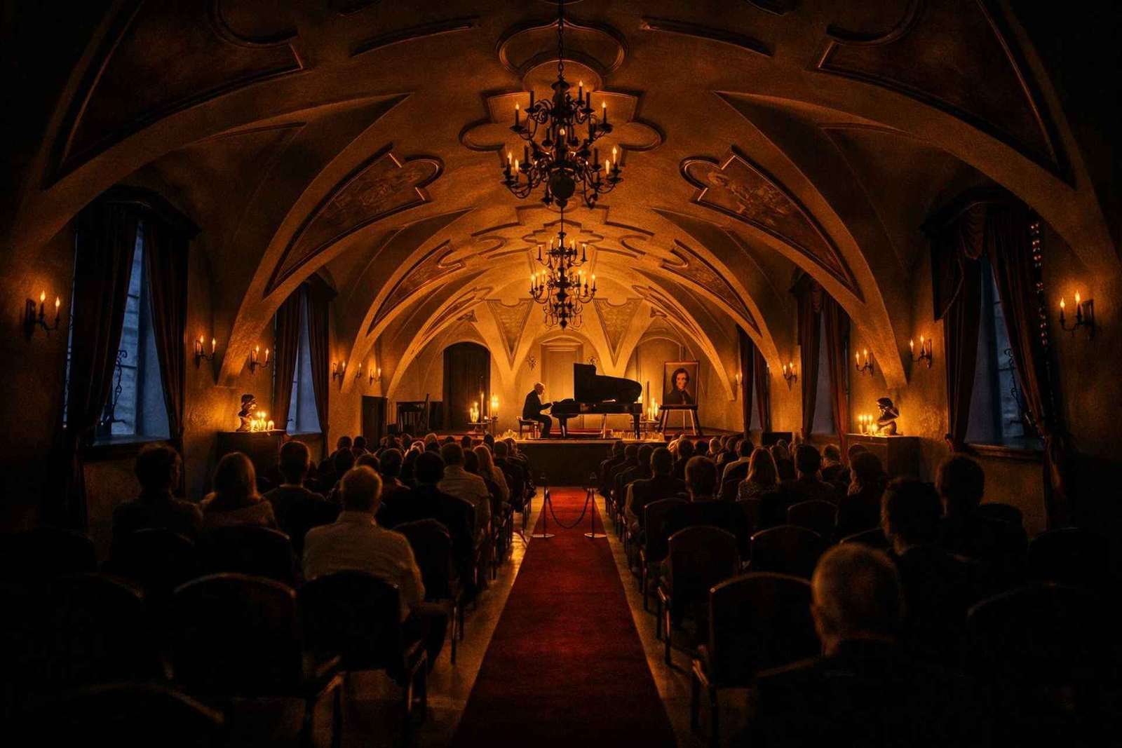 Krakau: Chopin-Konzert bei Kerzenschein
