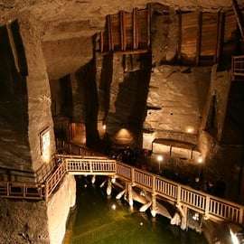 Ab Krakau: Führung durch das Salzbergwerk Wieliczka mit Transfer
