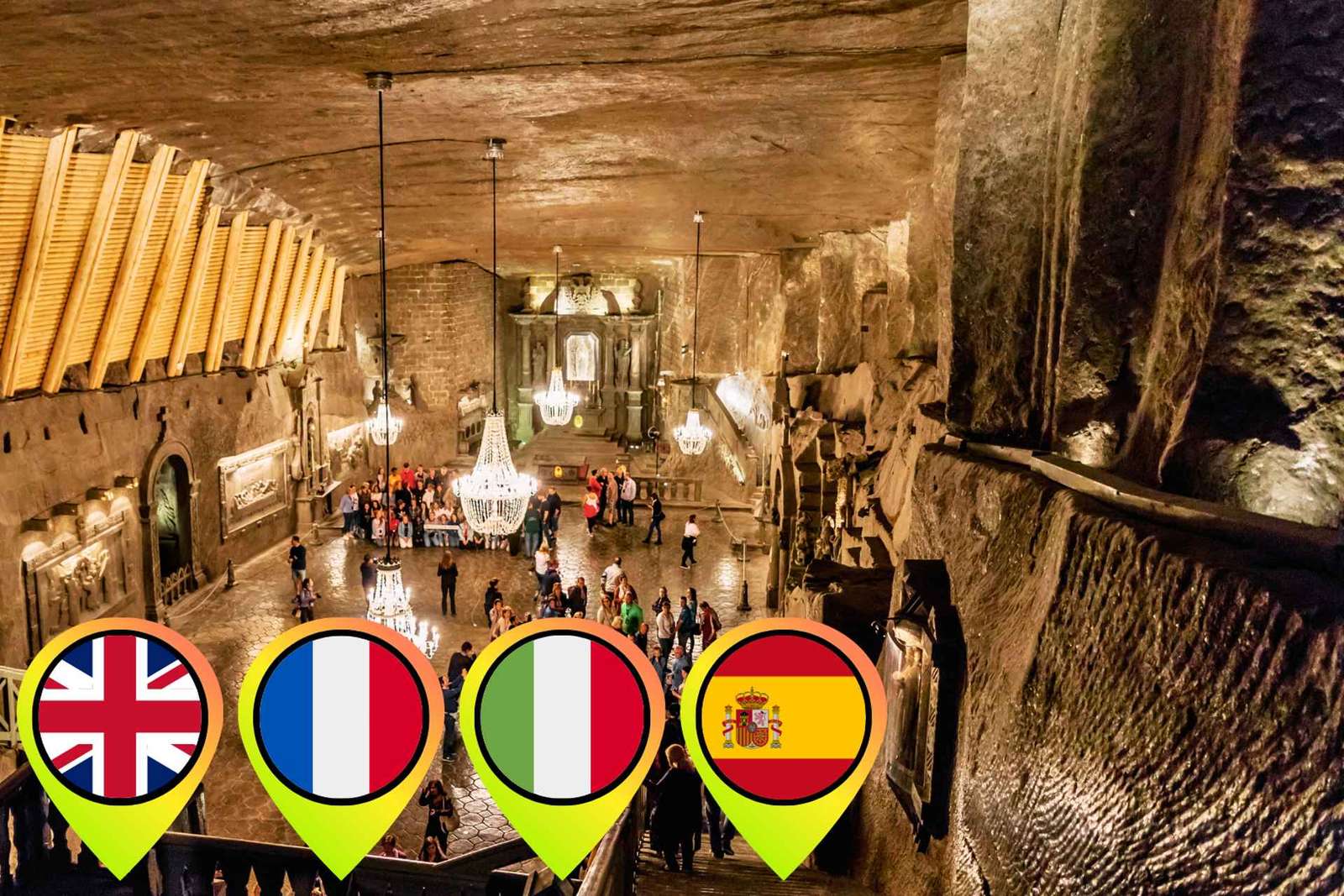 Von Krakau aus: Führung durch das Salzbergwerk Wieliczka