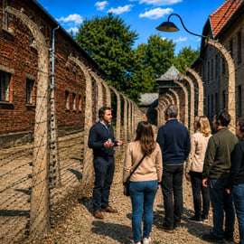 Krakau: Auschwitz-Birkenau rondleiding met vervoer