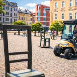 Krakau: stadservaring met audiogids per golfkarretje