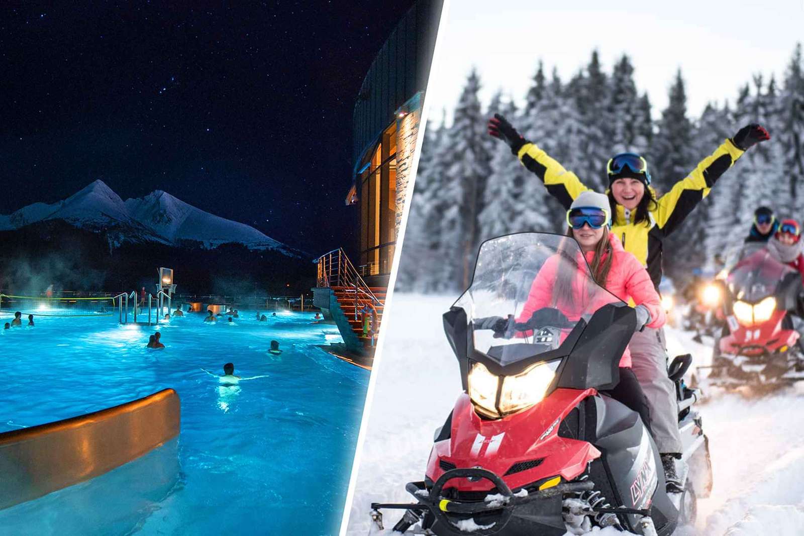 Krakau: Tour nach Zakopane mit Schneemobilen, Seilbahn & heißen Quellen