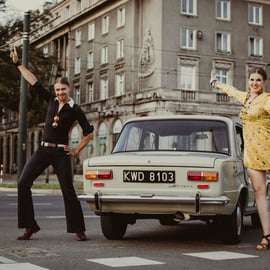 Krakau: rondleiding door Nowa Huta in een oldtimer