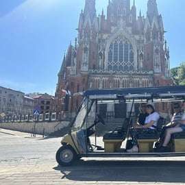Krakau: Geführte Stadttour mit Golfbuggy und Abholung vom Hotel