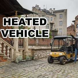 Krakau: Regelmäßige erweiterte Sightseeingtour mit dem Golfwagen