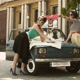 Krakau: rondleiding door Nowa Huta in een oldtimer