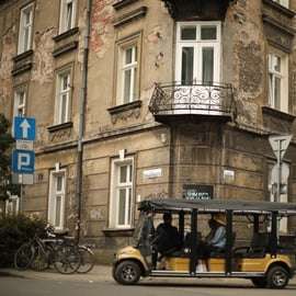 Krakau: stadservaring met audiogids per golfkarretje