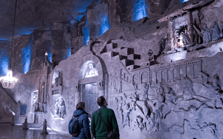 Krakau: Ticket für das Salzbergwerk Wieliczka mit Führung und Abholung