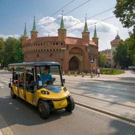 Krakau: Stadsrondleiding per elektrische golfkar
