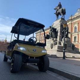 Krakau: Golf Cart Sightseeingtour durch den Altstadtbezirk