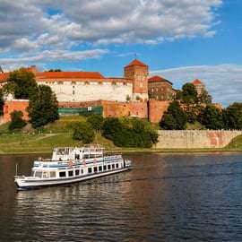 Krakau: Weichsel-Flussfahrt mit Blick auf Wawel & Audioguide