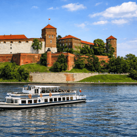 Krakau: rondvaart over de rivier de Wisla