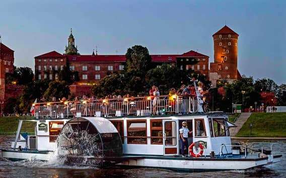 Krakau: rondvaart over de rivier de Wisla