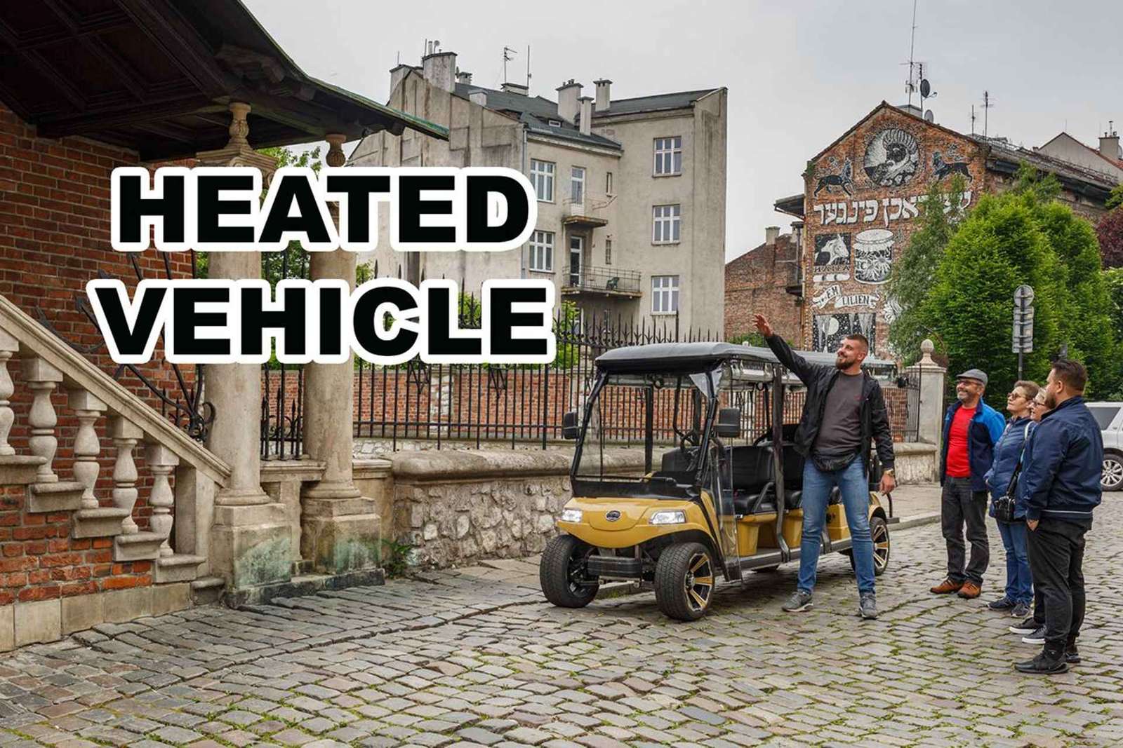 Krakau: Regelmäßige erweiterte Sightseeingtour mit dem Golfwagen