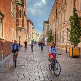 Krakau: Komplette Fahrradtour mit allen Highlights
