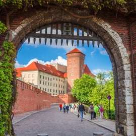 Krakau: audiogidstour Wawel-heuvel
