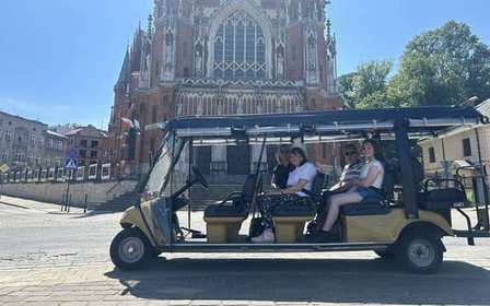 Krakau: Geführte Stadttour mit Golfbuggy und Abholung vom Hotel