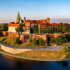 Krakau: audiogidstour Wawel-heuvel