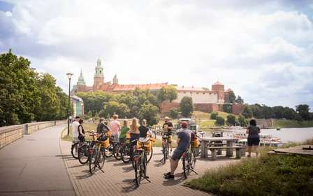 Krakau: Fahrrad Tour durch die Altstadt, das jüdische Viertel und das Ghetto