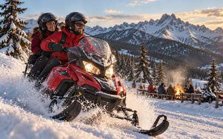 Krakau: Zakopane-tour met sneeuwscooters en kampvuurervaring