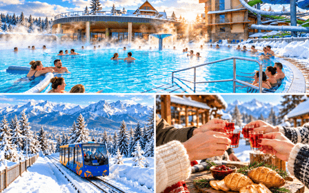 Krakau: Zakopane Tour met Kabelbaan & Thermale Baden Opties