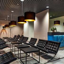 Business-Lounge am Flughafen KRK Krakau Johannes Paul II-Balice