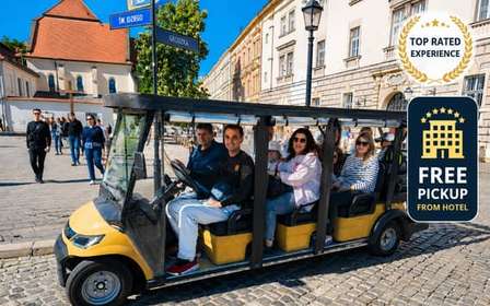 Stadtführung Krakau, Golfwagen. Private Komplett-Tour!