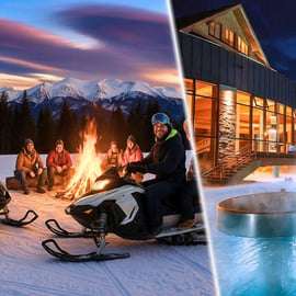 Krakau: Tagestour nach Zakopane mit Schneemobilen, Lagerfeuer und heißen Quellen