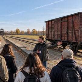 Krakau: Tour zu den historischen Stätten von Auschwitz – Besichtigung der Außenanlagen