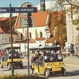 Stadtführung Krakau, Golfwagen. Private Komplett-Tour!