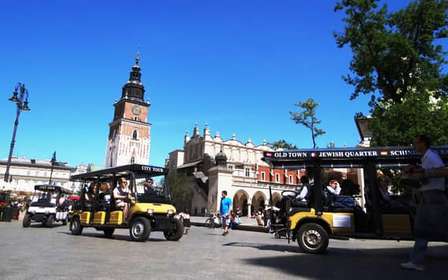 Krakau: Stadtrundfahrt mit dem elektrischen Golfwagen
