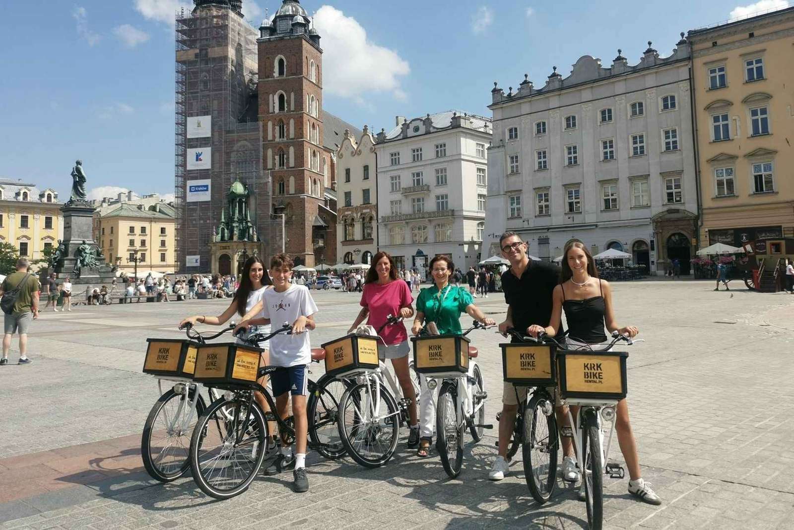 Krakau: Fietstour door de oude stad met een gids