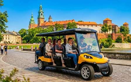 Krakau: Stadtrundfahrt mit dem elektrischen Buggy-Golfwagen